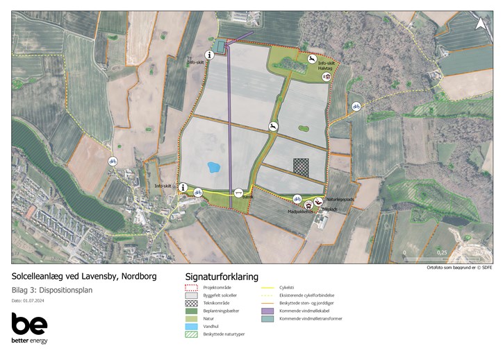 Solcelleanlæg ved Lavensby